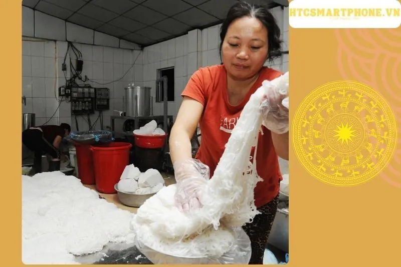 Làng nghề làm bún Đa Mai